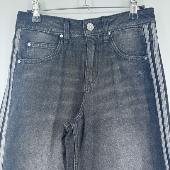 Adidas Adicolor Denim Adilenium Wide Leg Pant Size 32 NWT - Picture 3 of 6